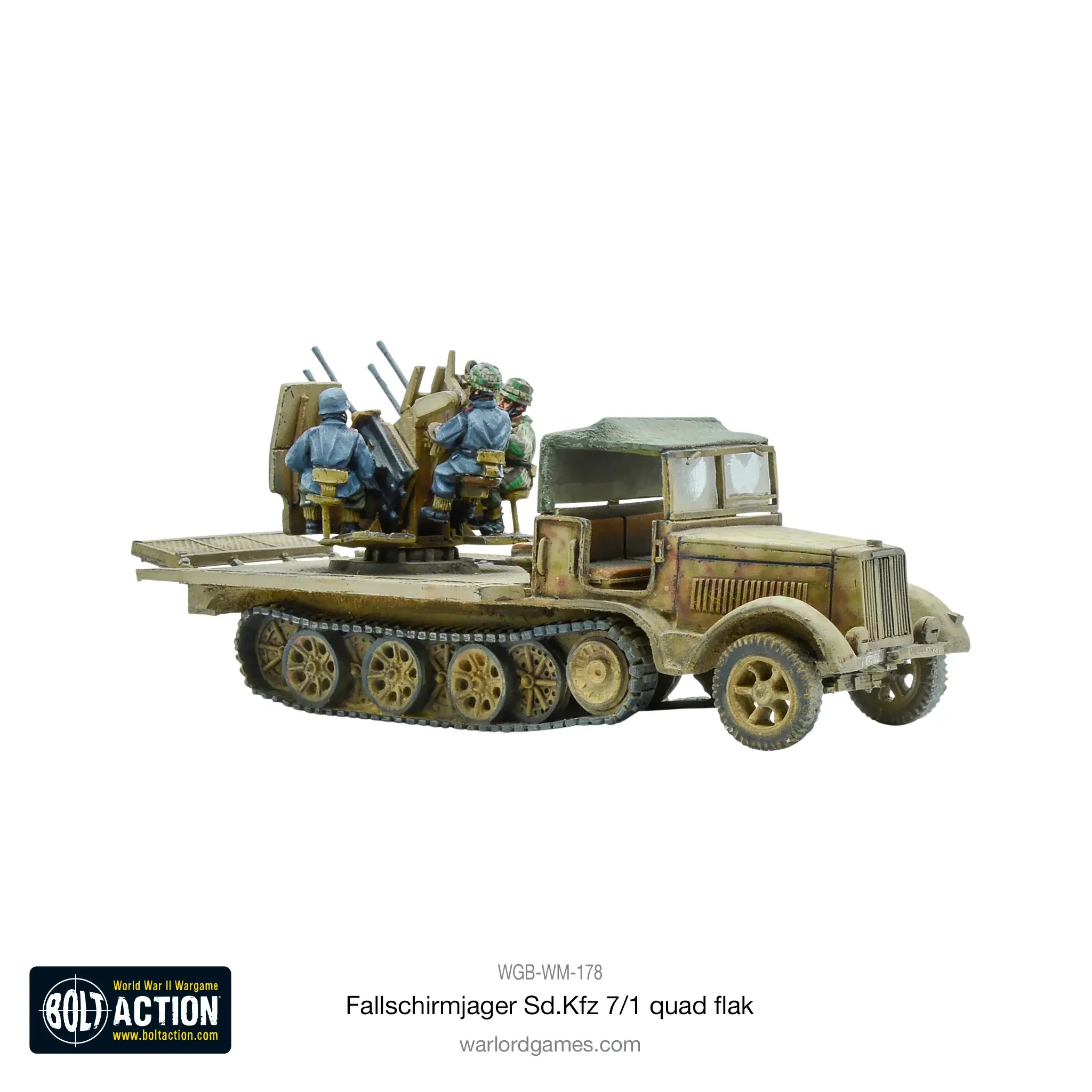 Fallschirmjager Sd.Kfz 7/1 Quad FlaK