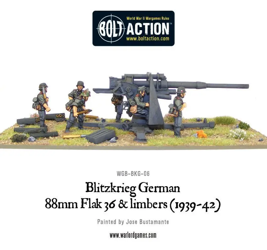 Thumbnail: Blitzkrieg German 88mm Flak 36 & Limbers (1939-42)