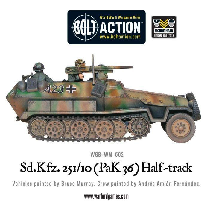 Thumbnail: Sd.Kfz 251/10 Half-Track (3.7cm PaK) Plastic Boxed Set