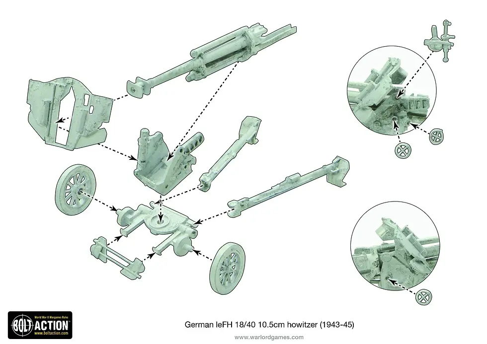 Thumbnail: German Heer 10.5cm LeFH 18 Medium Artillery (Winter)
