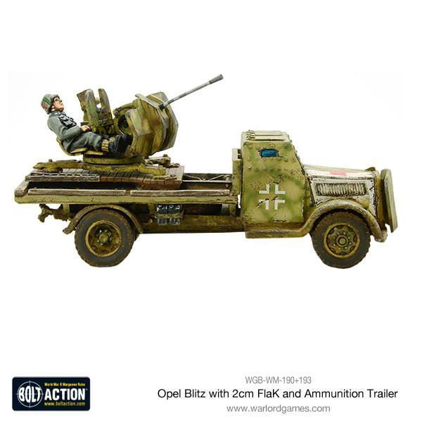Thumbnail: Opel Blitz With 2cm FlaK & Ammunition Trailer