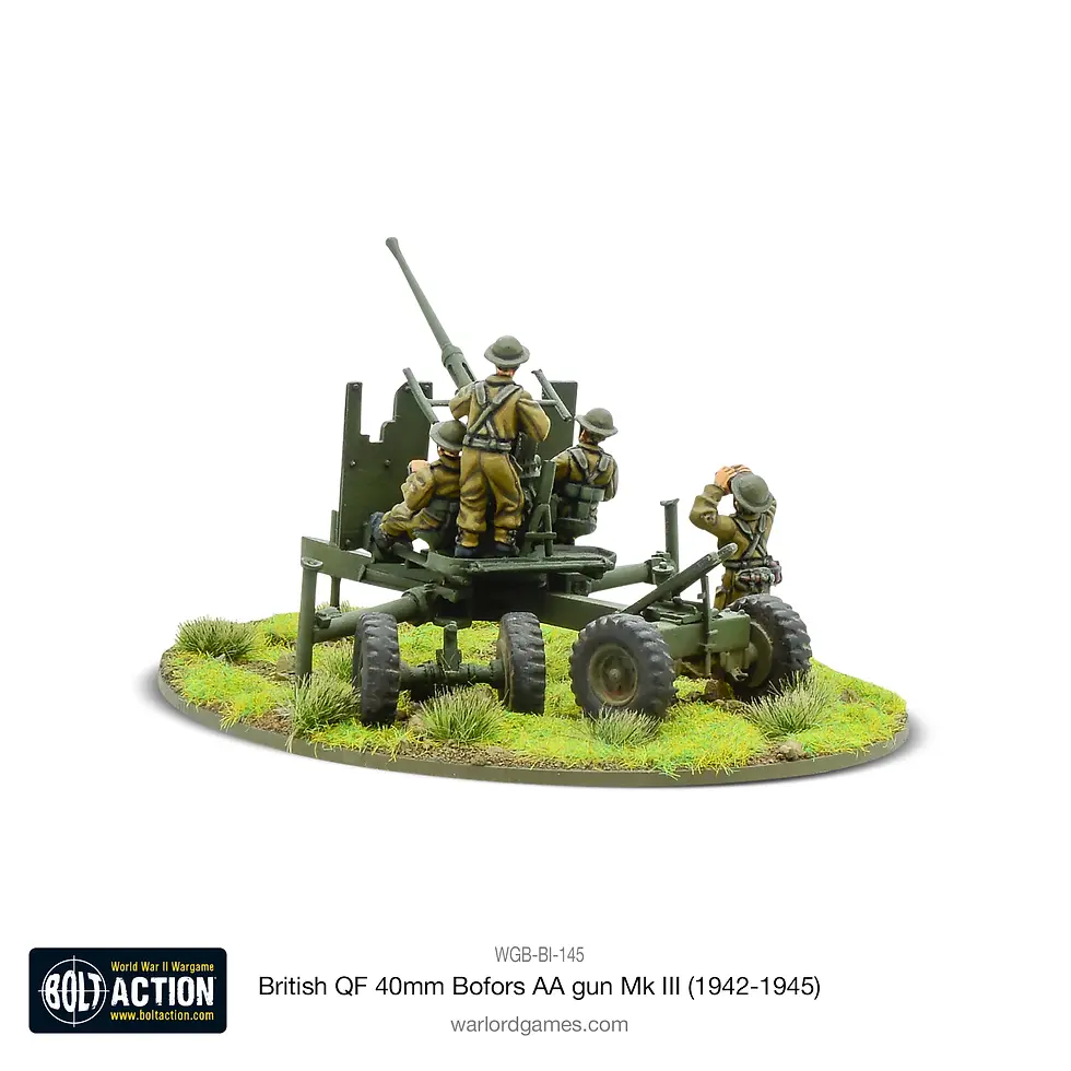 Thumbnail: British QF 40mm Bofors AA Gun Mk III (1942-1945)