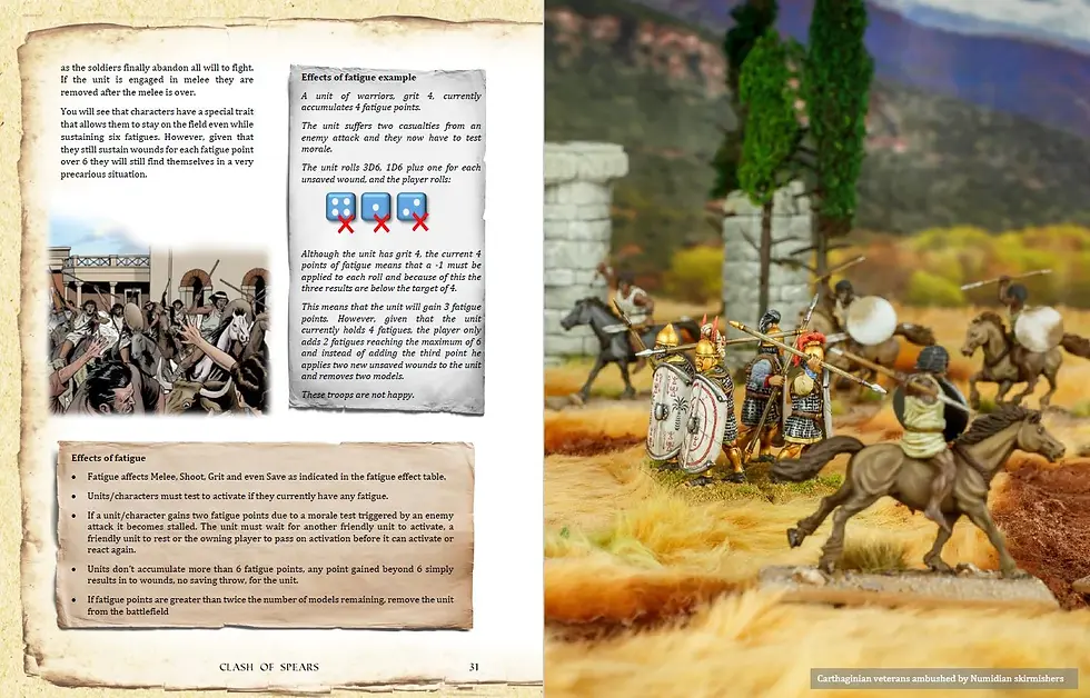 Thumbnail: CLASH of Spears - Hardcover Rulebook