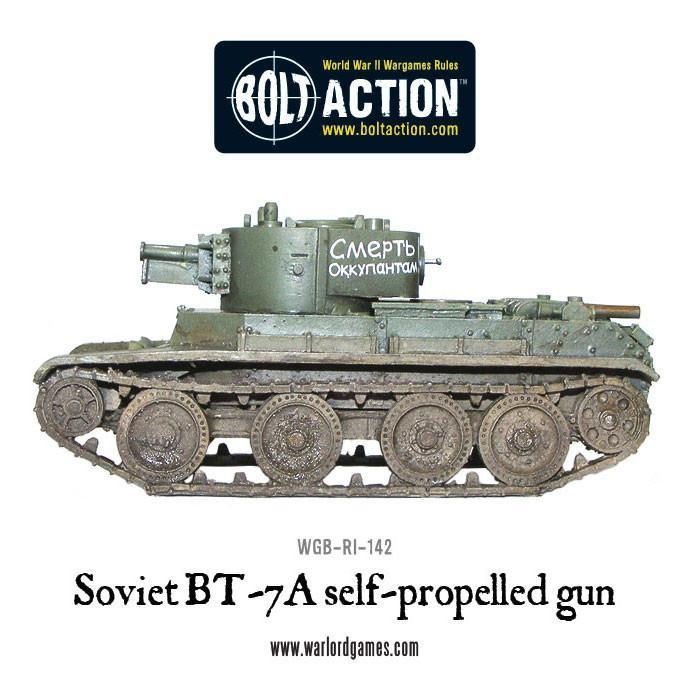 Thumbnail: Soviet BT-7A Self-Propelled Gun