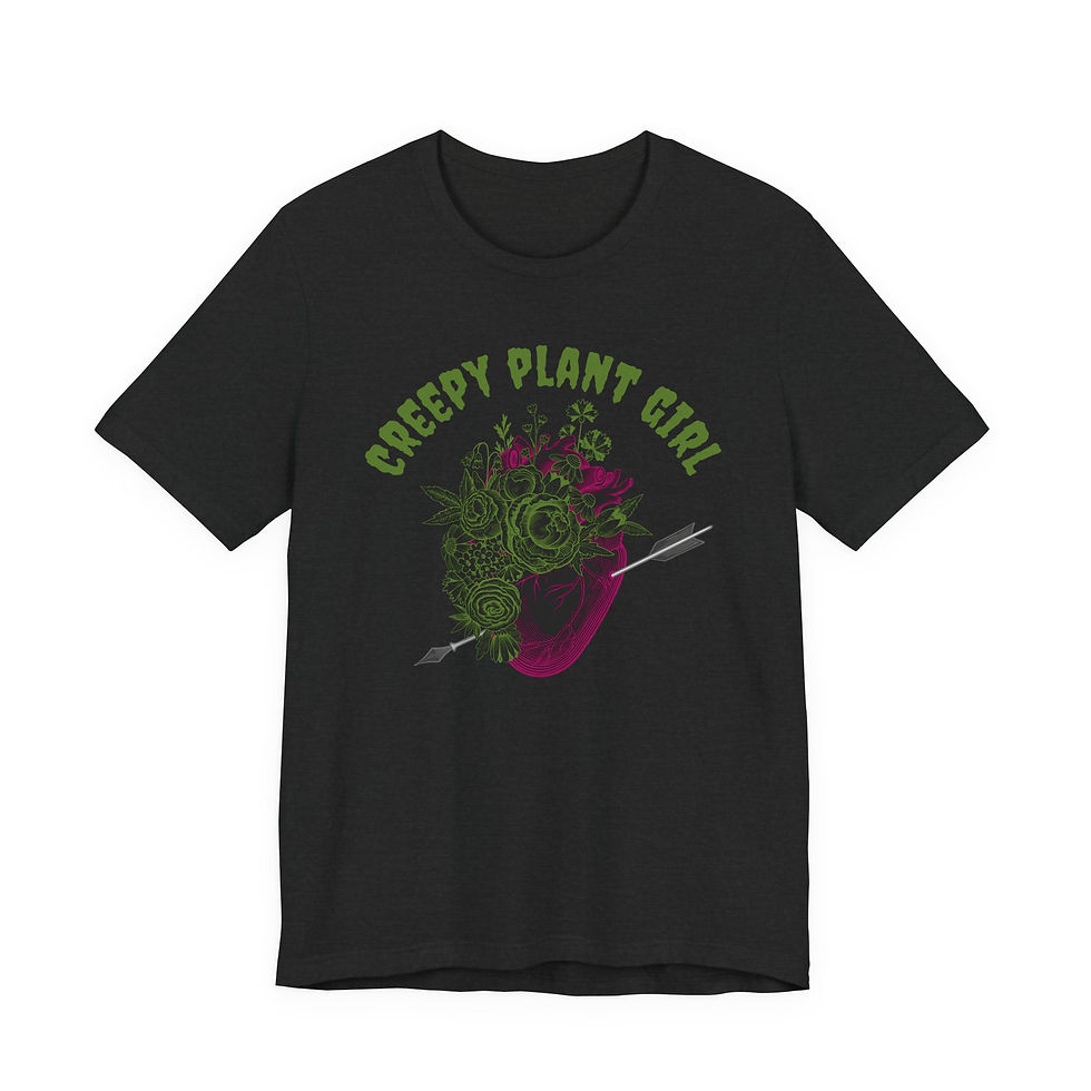 Thumbnail: Creepy Plant Girl T-Shirt – I Heart Plants