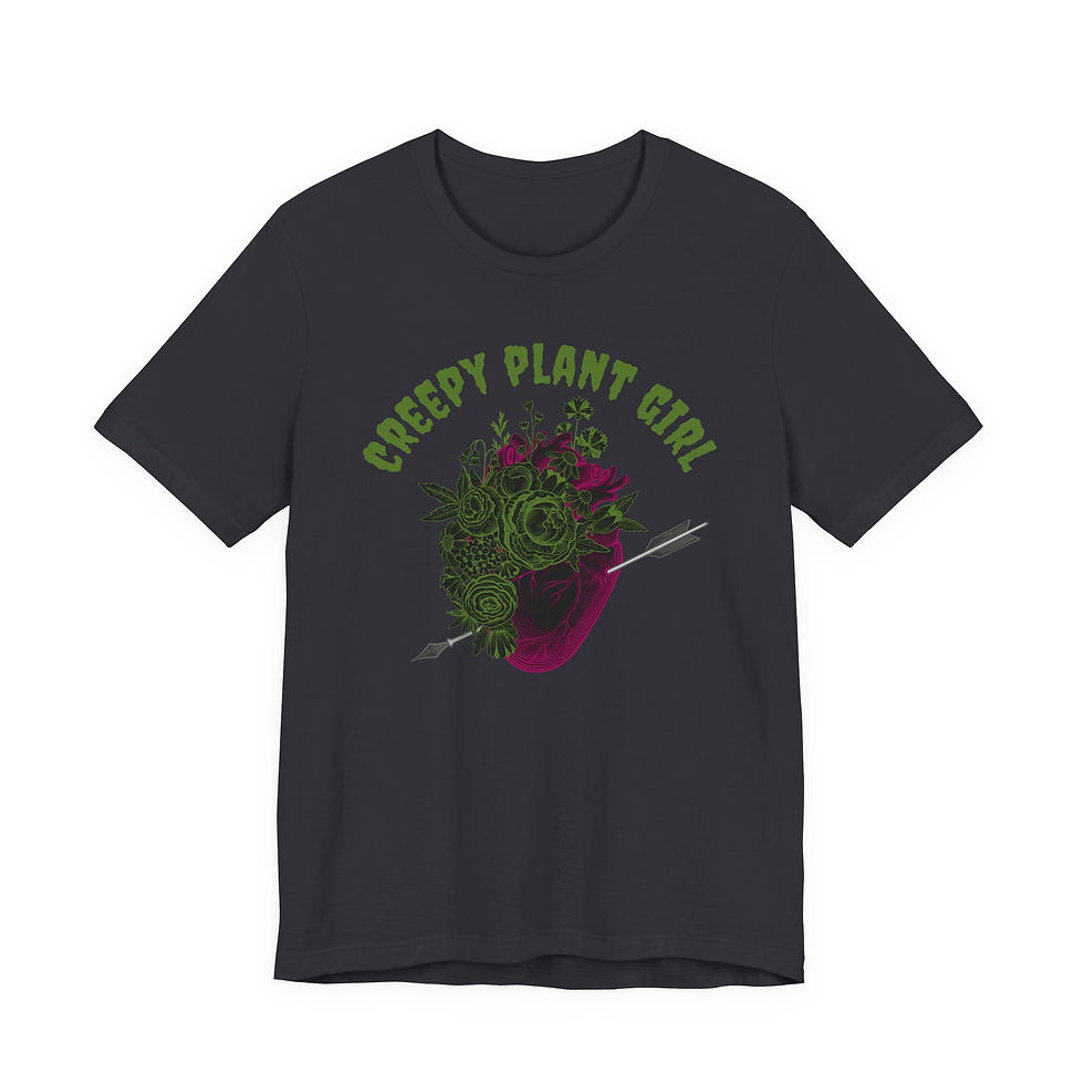 Thumbnail: Creepy Plant Girl T-Shirt – I Heart Plants