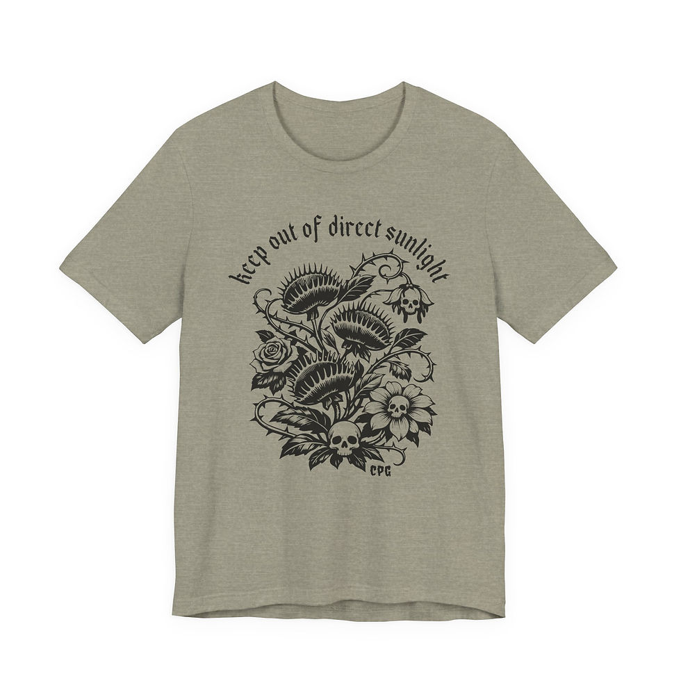 Thumbnail: Creepy Plant Girl T-Shirt – Keep Out of Direct Sunlight
