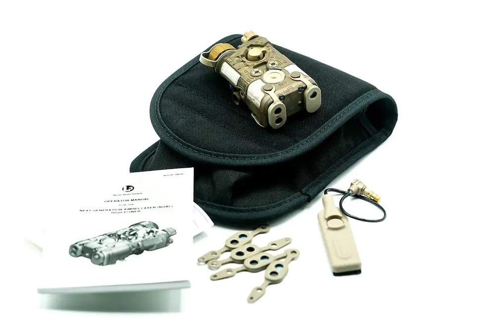 Thumbnail: L3Harris NGAL Next Generation Aiming Laser providing precision aiming and illumination for tactical and professional use.