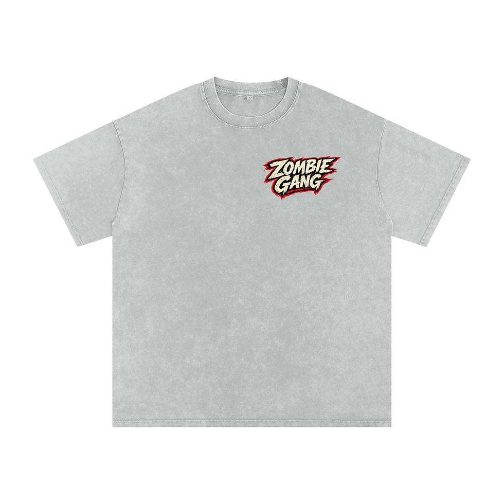 Thumbnail: Omni Trump ZBG X NIHON Snow Washed Oversized Cotton T-Shirt
