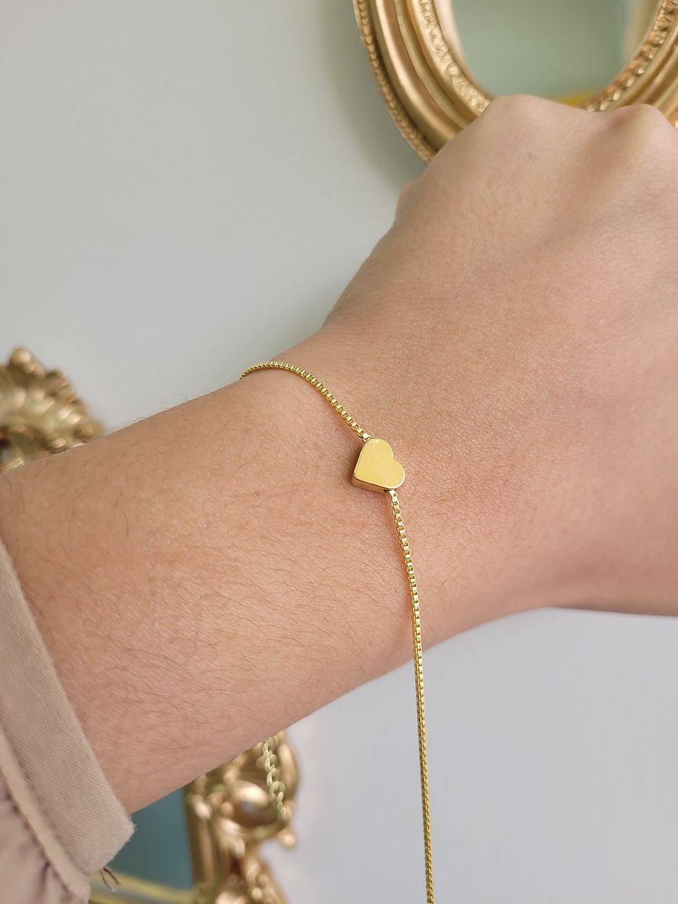pulseira com coração