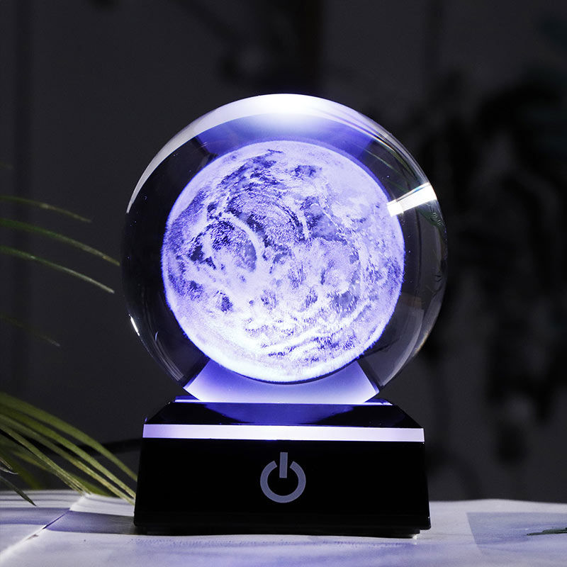 Thumbnail: Laser Engraved 3D Crystal Ball