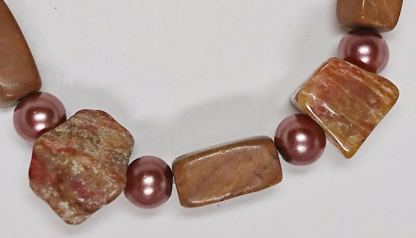 Thumbnail: Chunky Yellow/Red Jasper Chain
