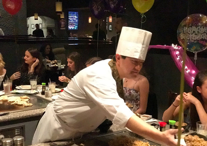Chef Richard Serving