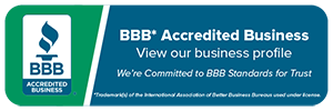 Accredited by BBB - Better Business Bureau seal