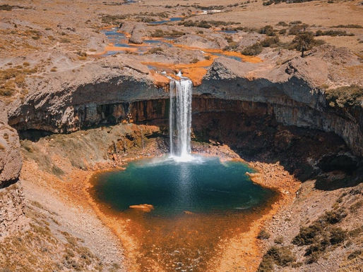 Cascade méconnue du Salto del Agrio