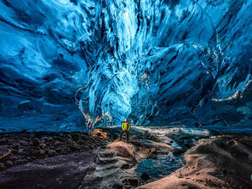 La Crystal Blue Cave de Jökulsárlón
