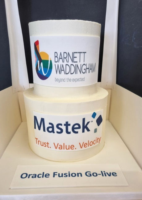 2 tier cake for corporate event