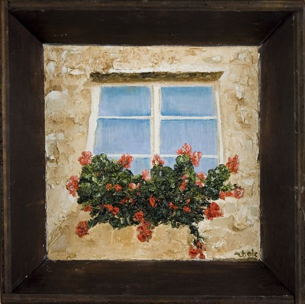 Flower Painting - Window of Opportunity