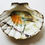 Thumbnail: Robin Redbreast Dorset Shell Scallop Trinket Dish. Trinket Jewellery Dish / Hang