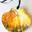 Thumbnail: hanging ornament, shell dish, trinket dish, pumpkin ornament, decoupaged dish, uk sustainable gift, gift for her