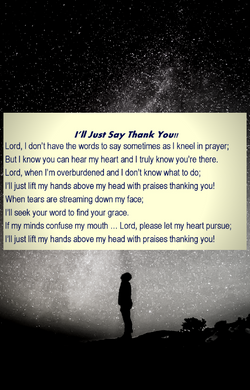 I'll Just Say THANK YOU!