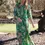 Thumbnail: At Last Annabel Grass Green cotton maxi dress