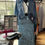 Thumbnail: Stretchy denim jacket - two shades 