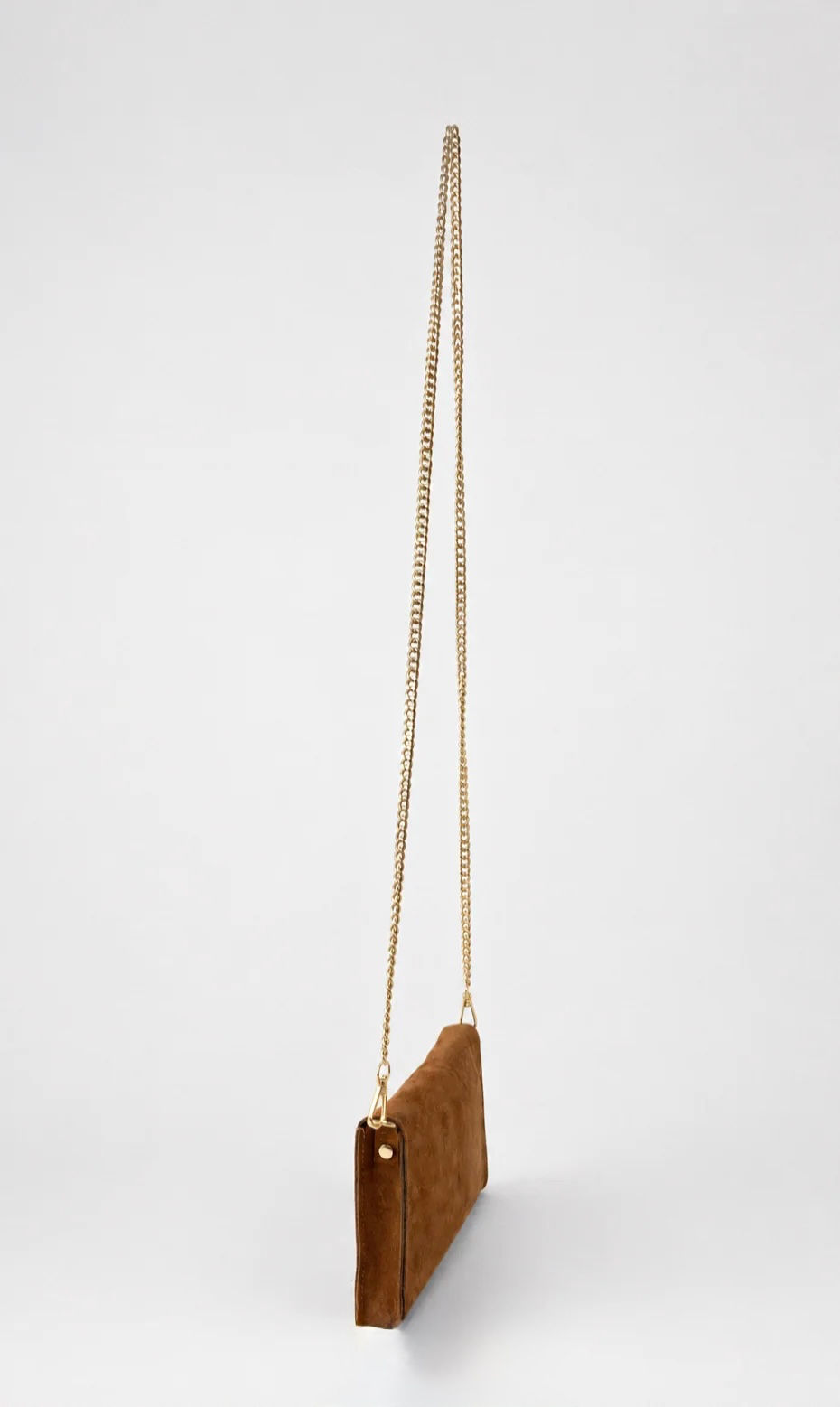 Thumbnail: Italian Handmade Premium Suede Occasion Bag with Chain Strap