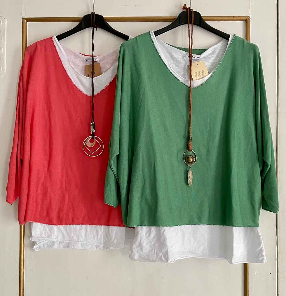 Thumbnail: 2 in 1 necklace tops