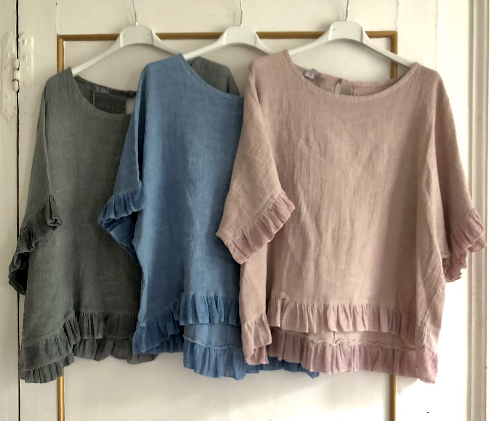 Thumbnail: Cotton frill edge crop top