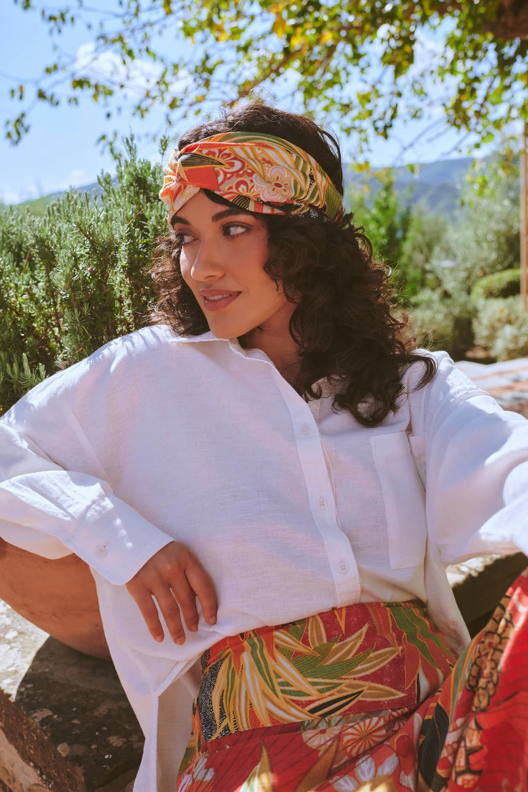 One Hundred Stars Fans Scarlet Headband