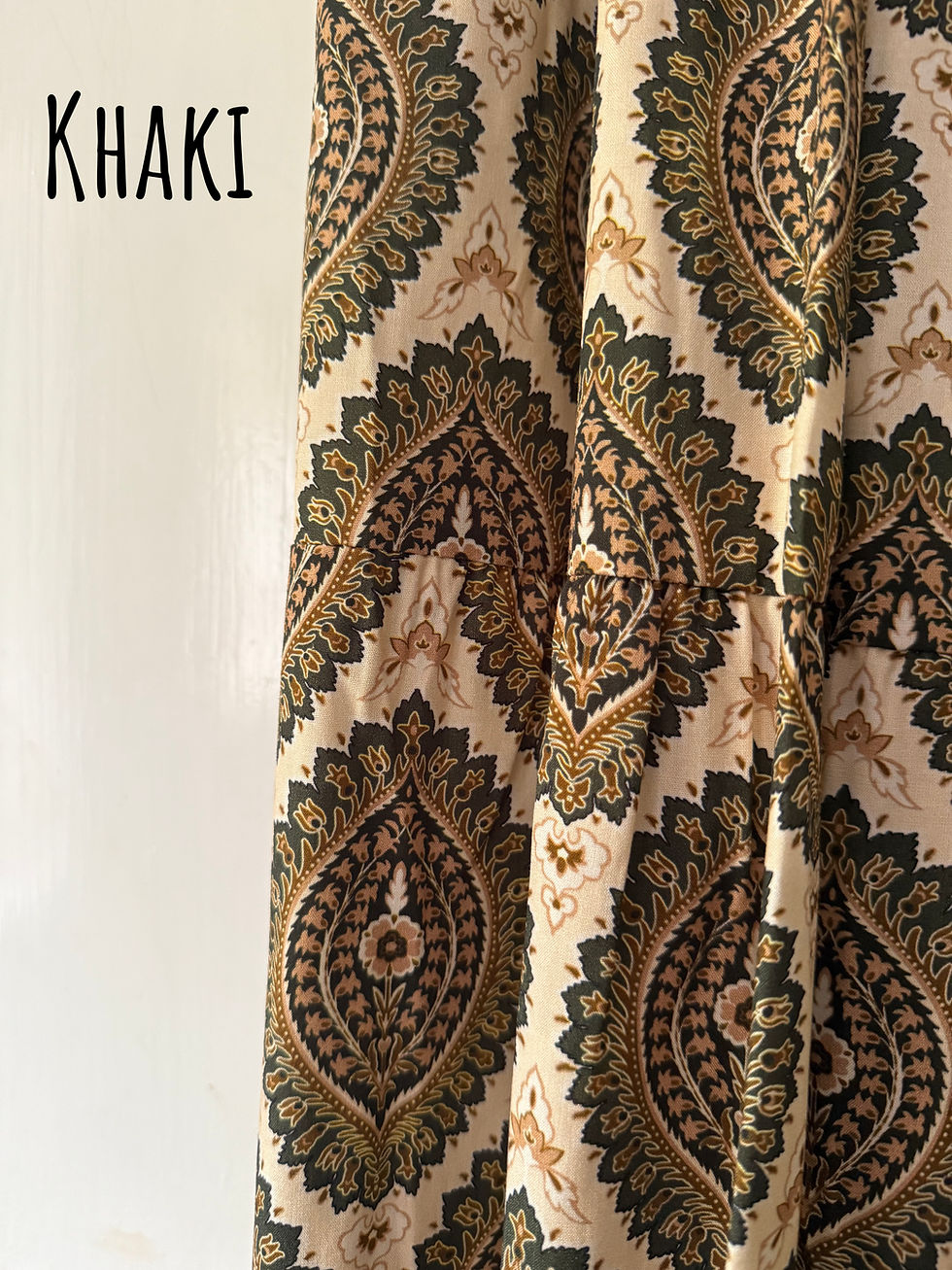 Thumbnail: Winter Morocco print 2 in 1 skirt/dress