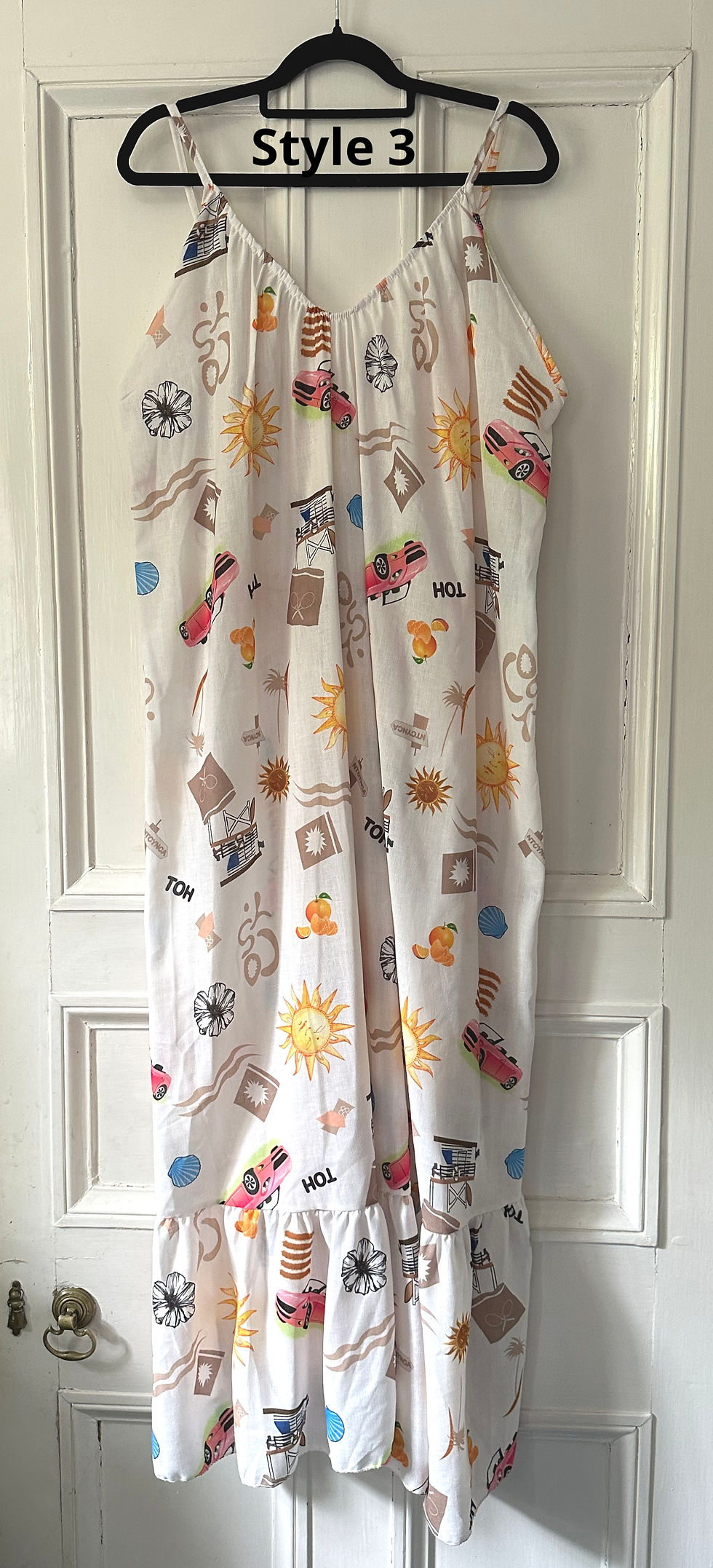 Thumbnail: Tribal collection linen mix sundress 