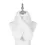 Thumbnail: Fluffy tuck through faux fur short wrap scarf