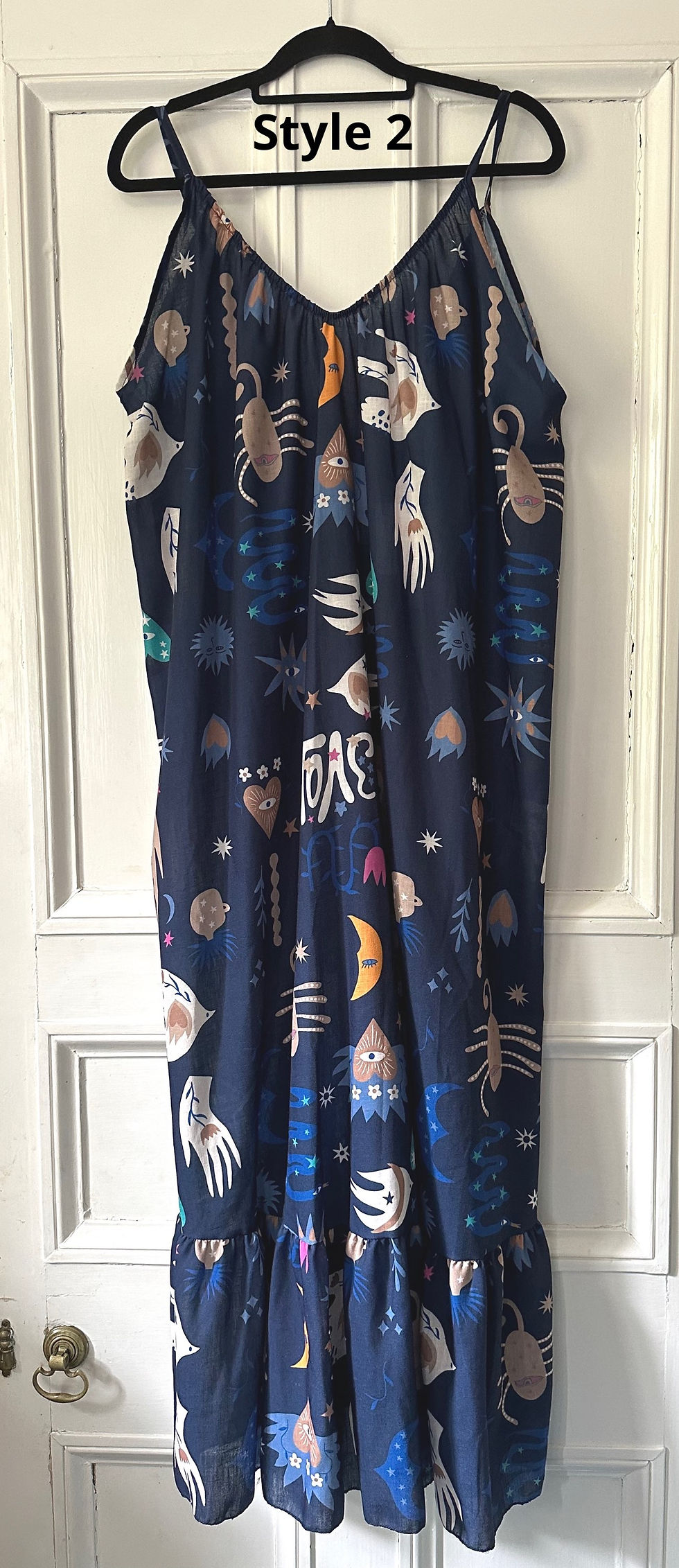 Thumbnail: Tribal collection linen mix sundress 