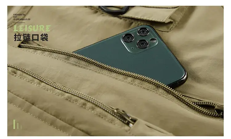 Thumbnail: 14 Pockets Summer New Men US Tactical Hiking Fishing Vest Mens Photographer Wais