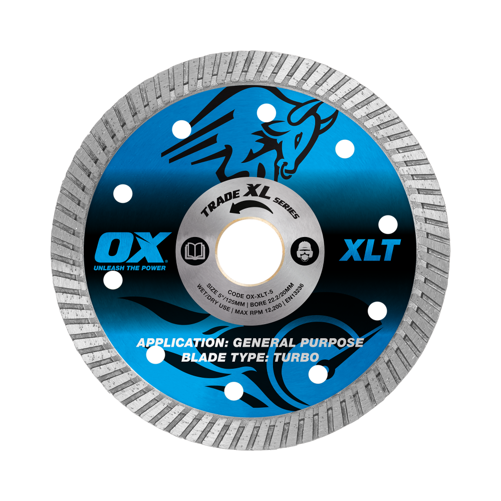 OX Trade XL Turbo Diamond Blade 125mm – General Purpose