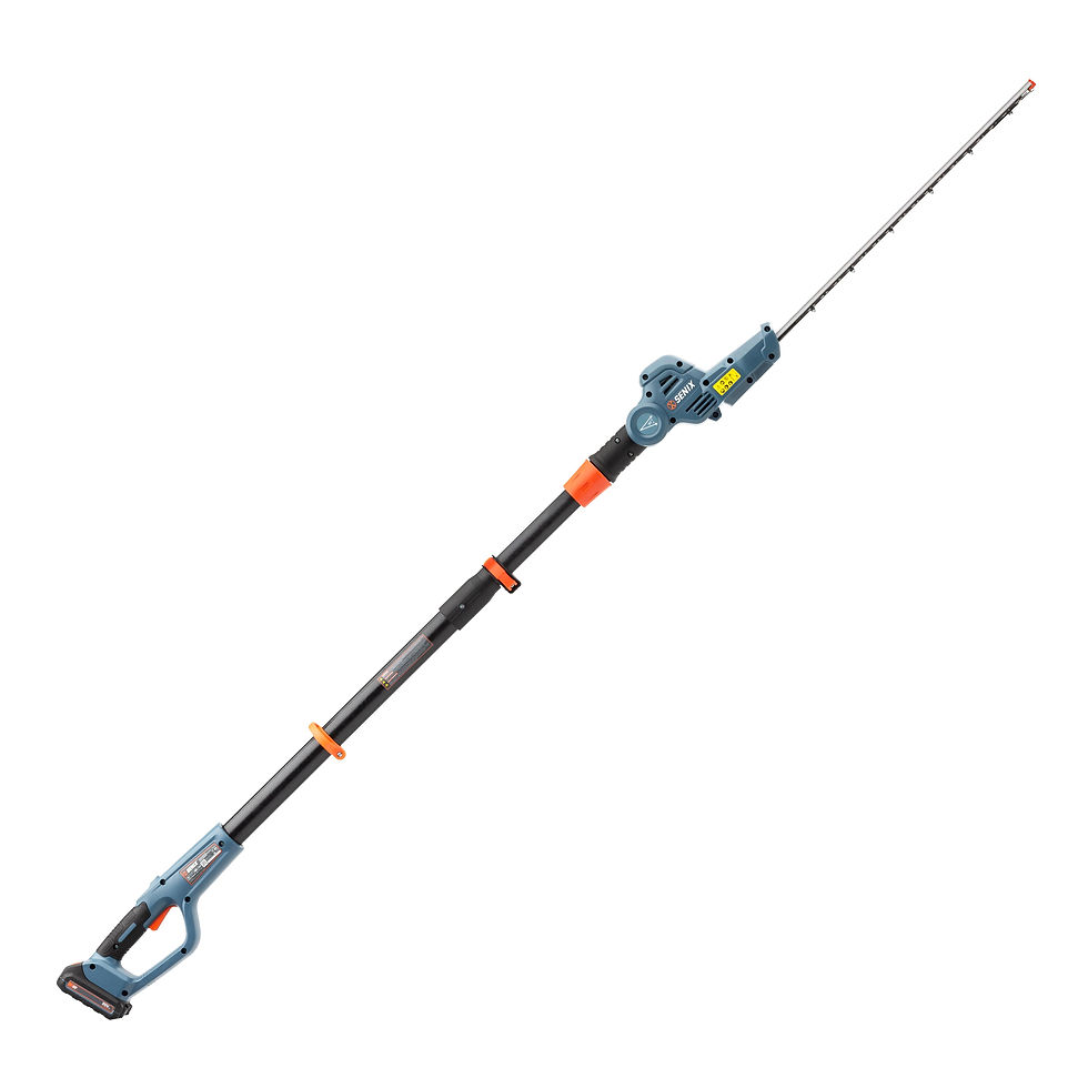 Thumbnail: Senix X2 Pole Hedge Trimmer Kit: 470mm, 18V 2Ah Battery and 2A Charger