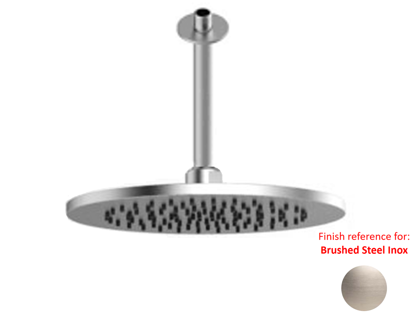 Zazzeri Mono Ceiling Mounted Rain Shower (220mm)