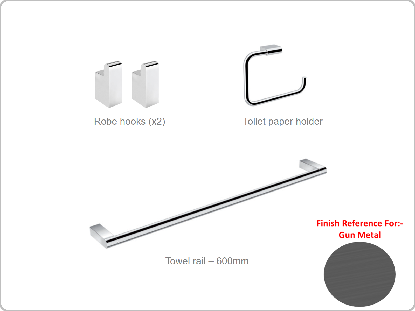 Details Vogue Gun-Metal Bundle