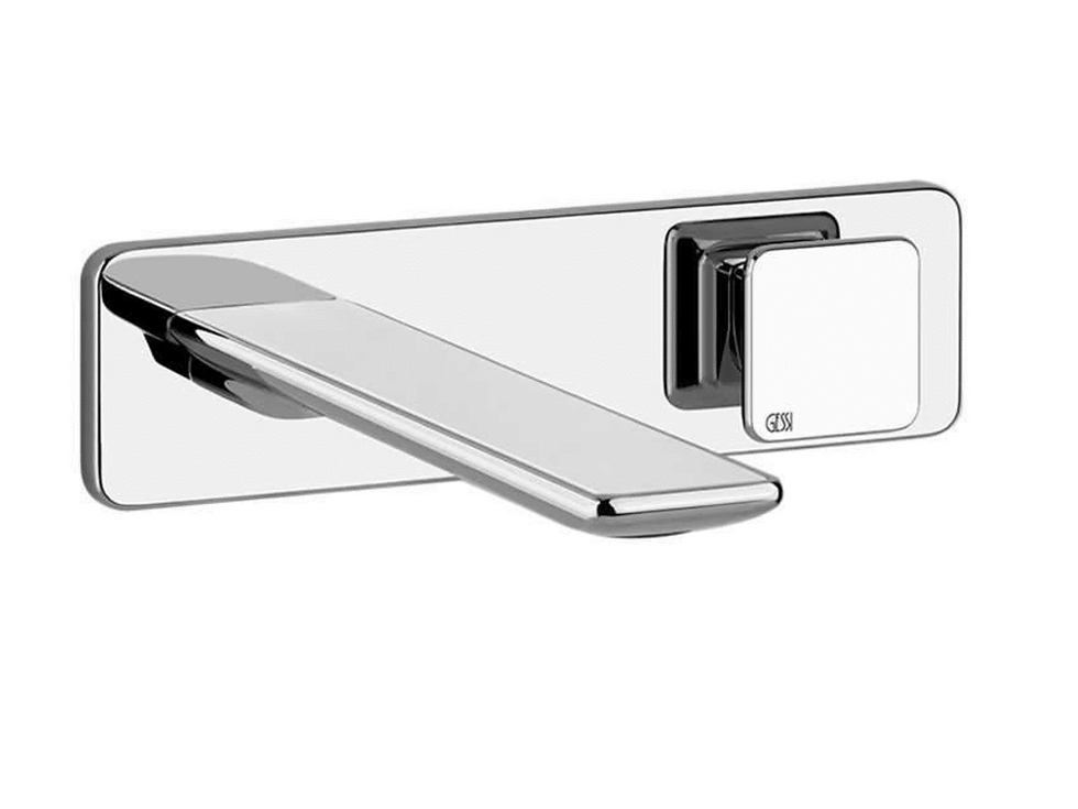 Gessi Ispa Wall Mounted 2 Hole Basin Mixer