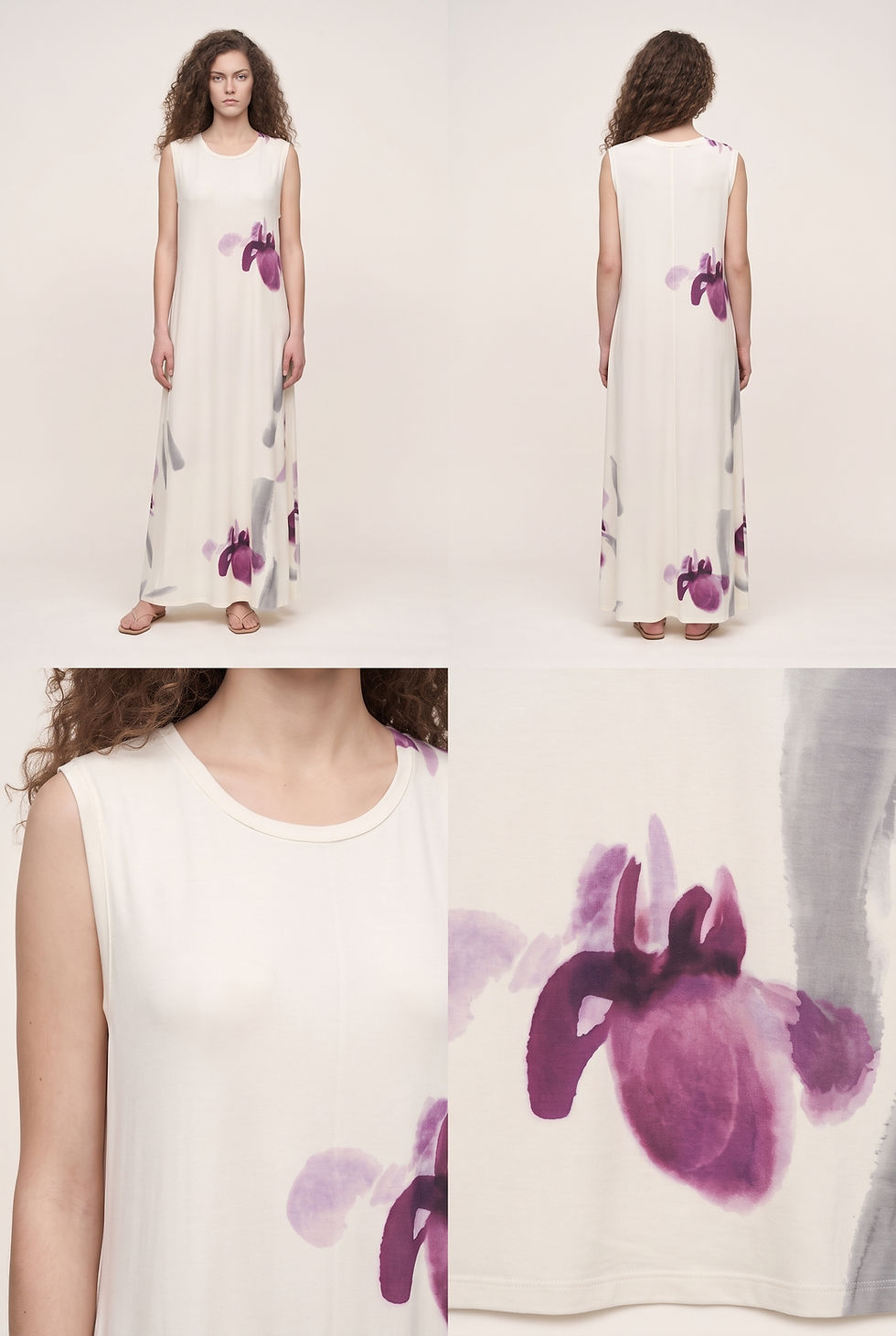 Miniatura: Vestido Seda Acuarelado