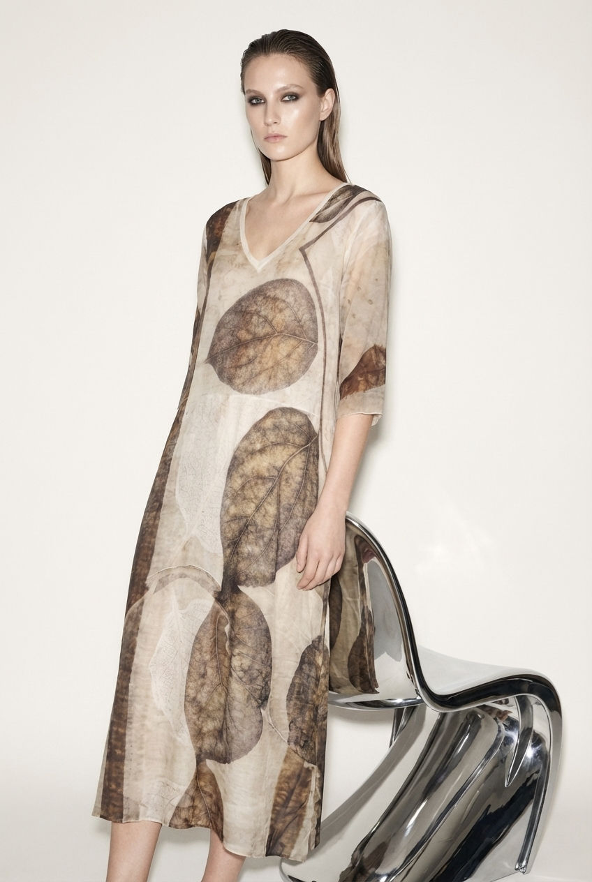 Vestido Microtul Botánico