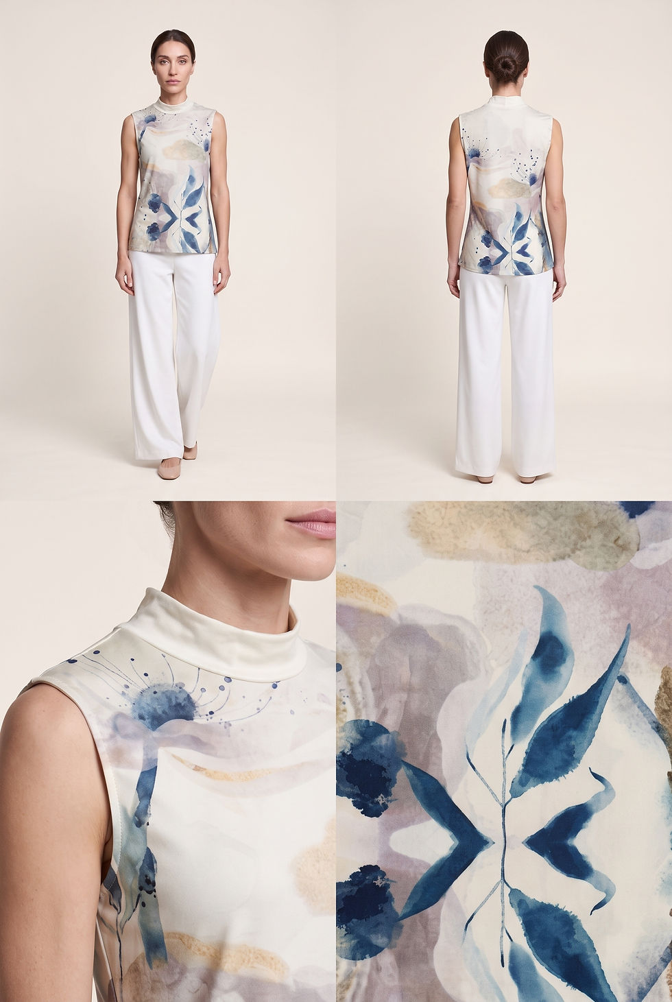 Miniatura: Musculosa Seda Bruma