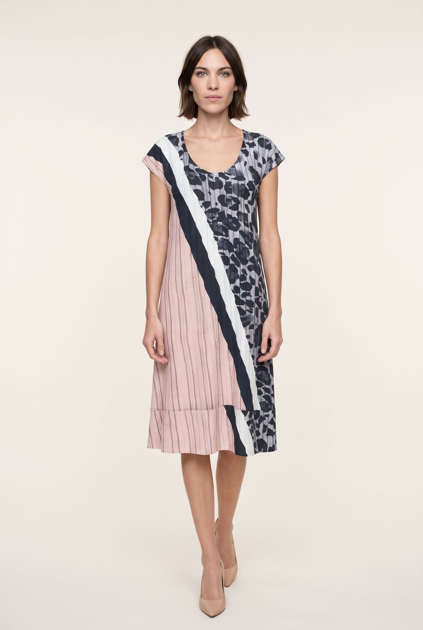 Vestido Seda Masai
