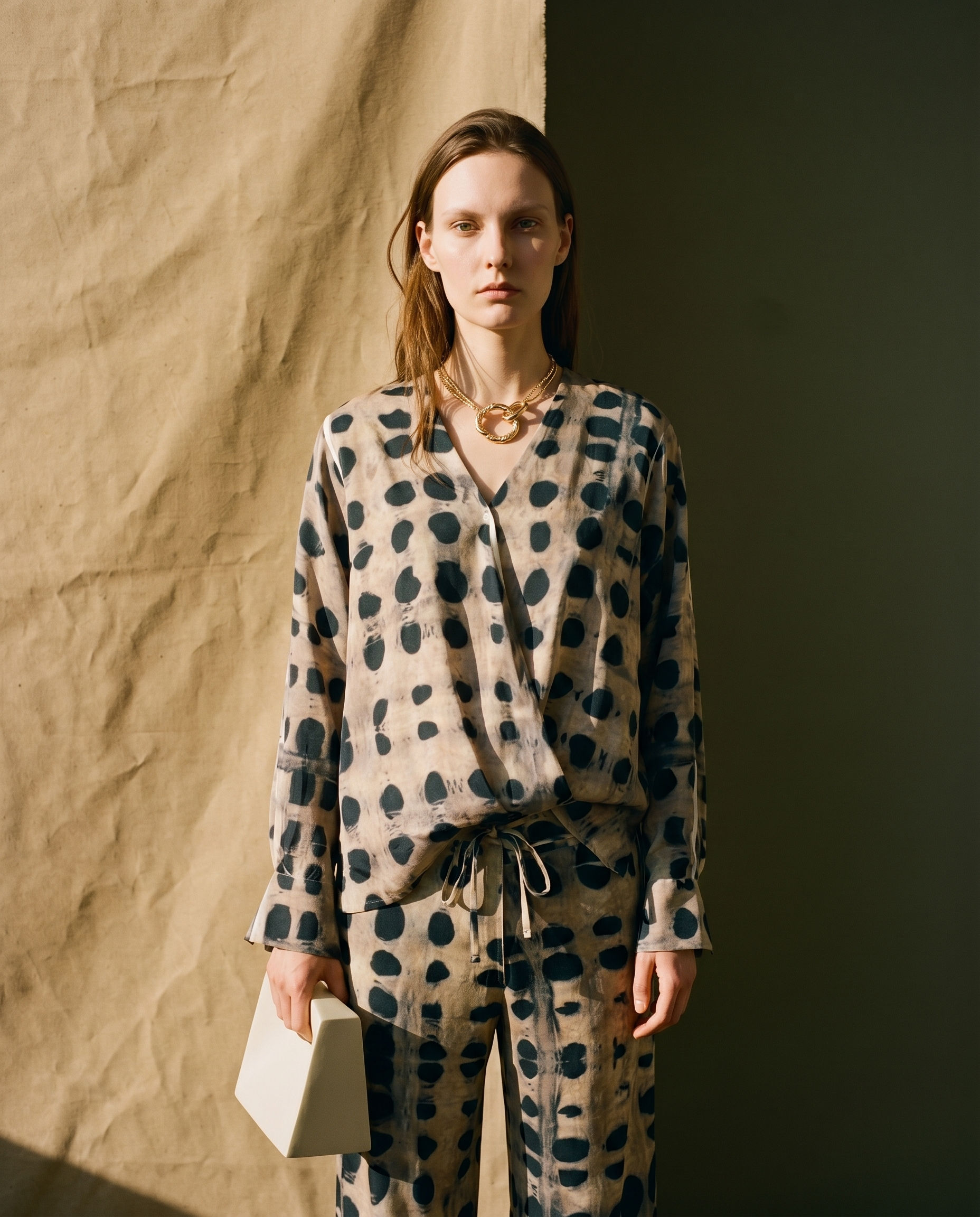 Blusa Gasa Puntos