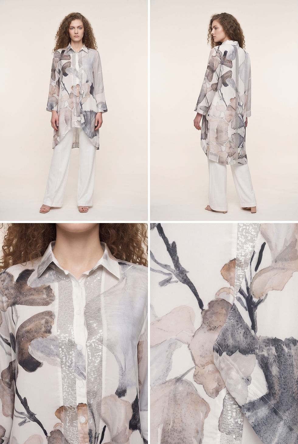 Miniatura: Camisa Gasa Acuarela