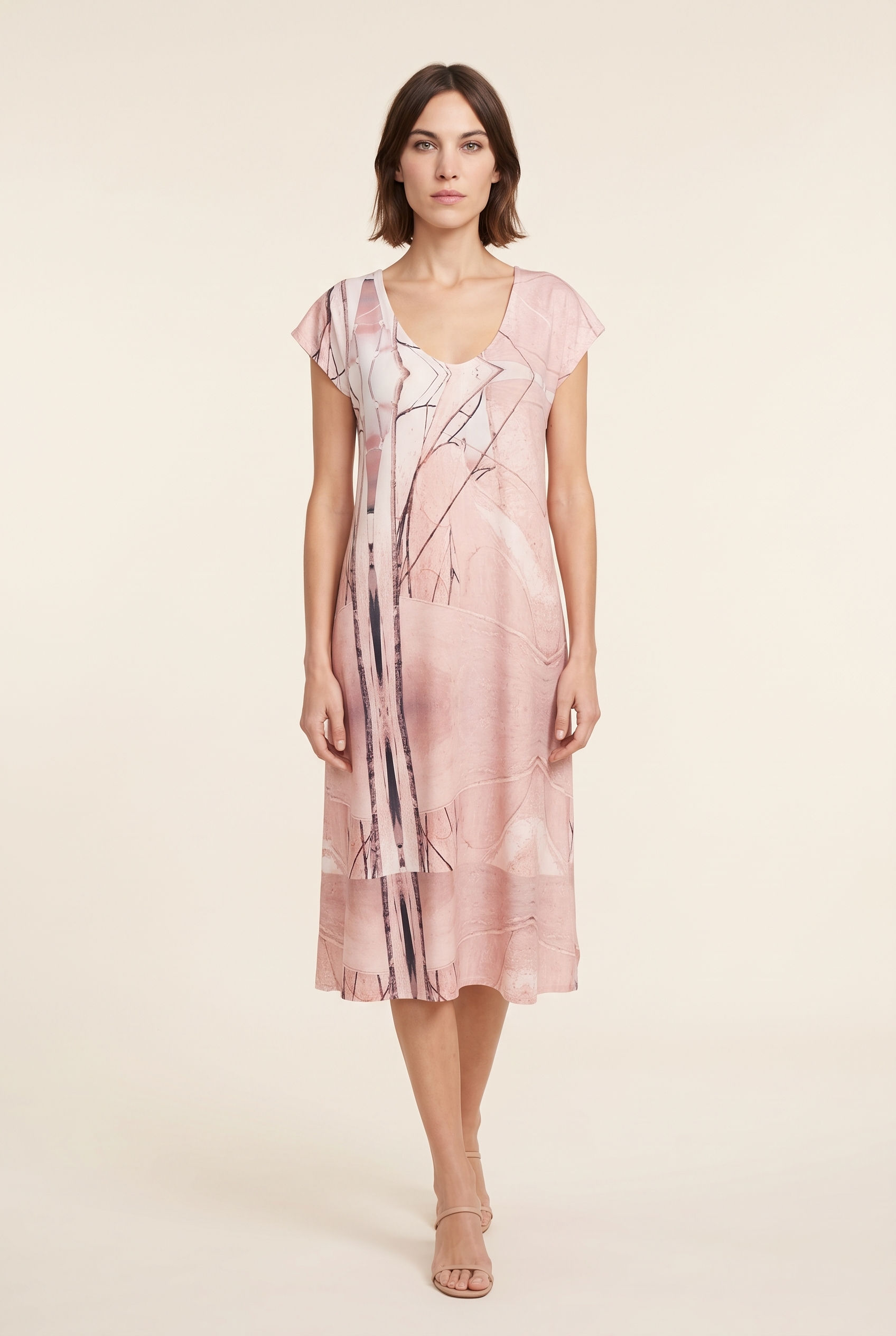 Vestido Seda Prisma