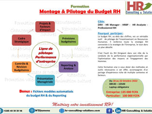 Montage & Pilotage du Budget RH