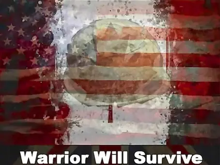 Robert Larrabee performing Warrior Will Survive, a country blues anthem honoring soldiers and veterans